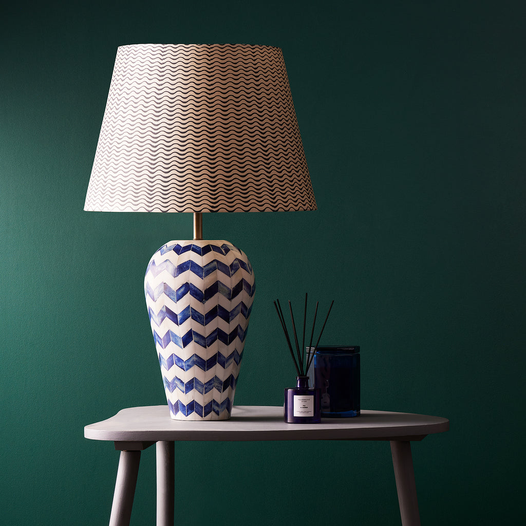 Blue fish online table lamp