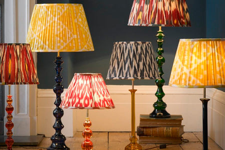 Designer lampshades – the magic of Ikat