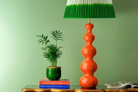 Wood table lamps with the wow factor