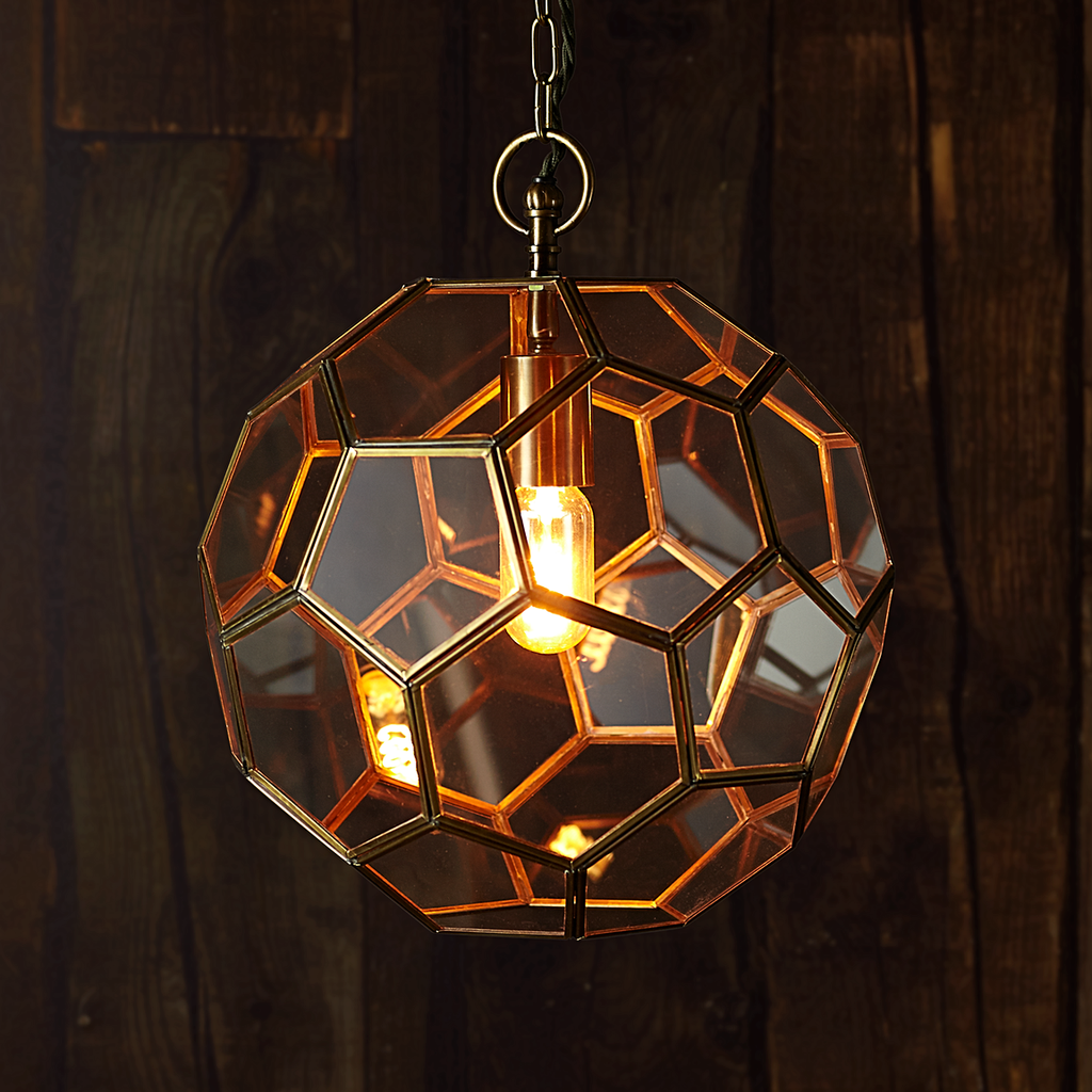 Brass and glass - the perfect combination for pendant lights