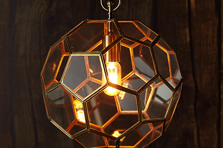 Brass and glass - the perfect combination for pendant lights