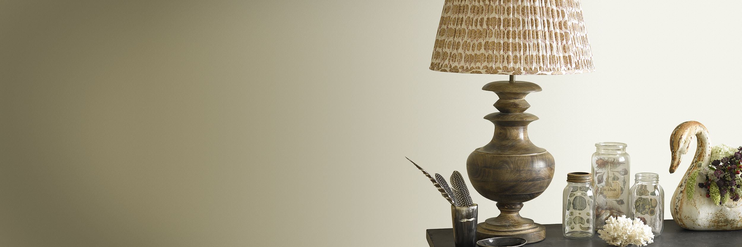 Wooden table lamps sales uk