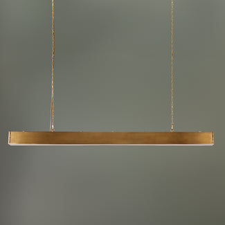 Stig pendant in aged brass