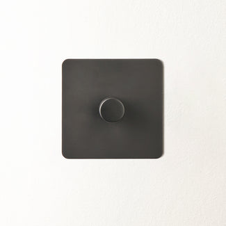 Lucian one gang dimmer switch in bronze