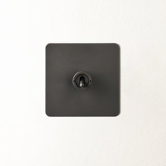 Lucian one gang intermediate toggle switch in bronze