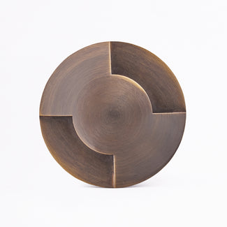 Iona IP67 recessed light in bronze