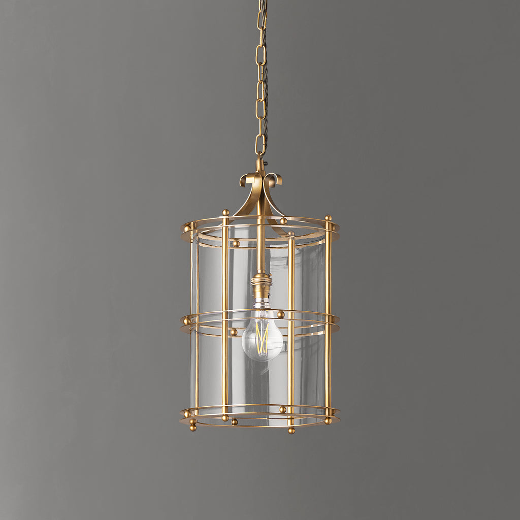 Jupiter lantern in antique brass