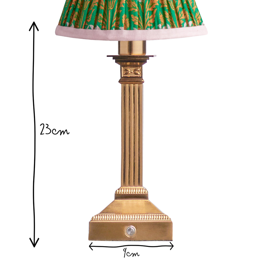 Freya Rechargeable Brass Table Lamp