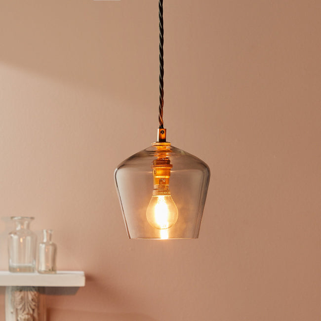 Demijohn light deals pendant