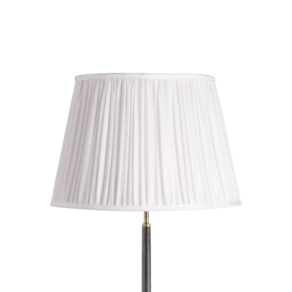 45cm straight empire shade in white silk